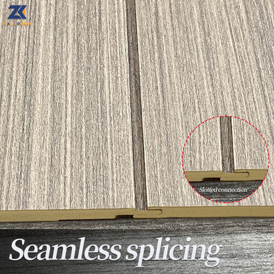 los paneles decorativos del aislamiento de la pared interior del PVC de madera 8m m de bambú del carbón de leña de 5m m