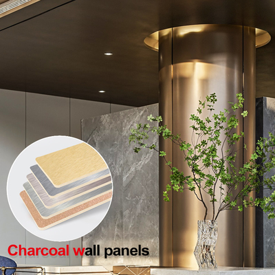 Panel de cristal de carbono Infiero de bambú Carbón de metal Panel de carpintería