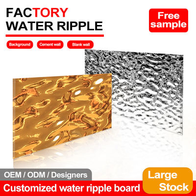 Panel de pared de PVC de lujo impermeable a agua 3d para hoteles