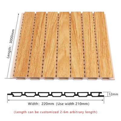 La impermeabilización sana compuesta plástica de madera de WPC artesona Bendable
