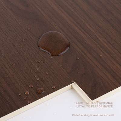 La oficina WPC interior ranuró el panel de pared de la chapa de madera a prueba de humedad