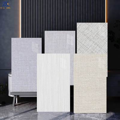 Rasguño anti de madera de los paneles de pared del PVC de la chapa del tablón de bambú de la fibra