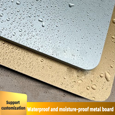 Los paneles de pared decorativos ignífugos del PVC de la prenda impermeable del sólido de la chapa del palo fierro
