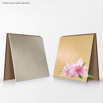 Panel de cristal de carbono Infiero de bambú Carbón de metal Panel de carpintería