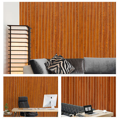 Calidad El panel de pared insonoro incombustible decorativo de WPC el 1.22*3m el 1.22*2.8m Fábrica