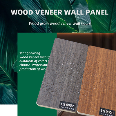 Los paneles de pared decorativos del tablero de yeso del PVC del grano 1220m m de madera plana de la prueba impermeable y del moho