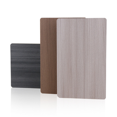 La fábrica modificó los paneles de pared para requisitos particulares de madera respetuosos del medio ambiente de la chapa de madera del grano
