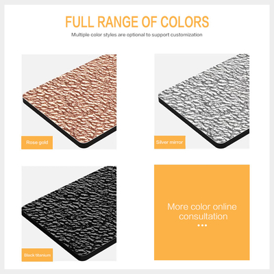 Prueba de Crystal Water Ripple Panel Moisture del carbono ISO9001