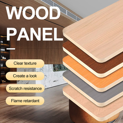 Panes de cristal de bambú para interiores y decorativos Panes de carpintería de madera